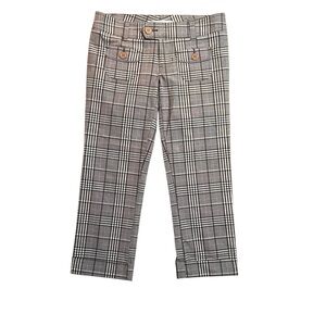 Hollister Gray Plaid Capris